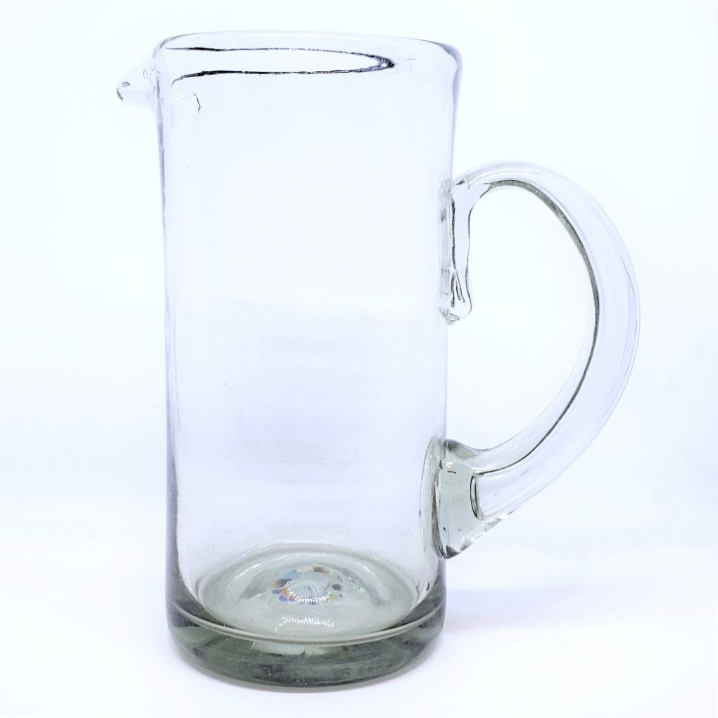 Sale Items / Clear 48 oz Tall Pitcher / Match your clear tumblers and glasses with this gorgeous rustic clear tall pitcher.